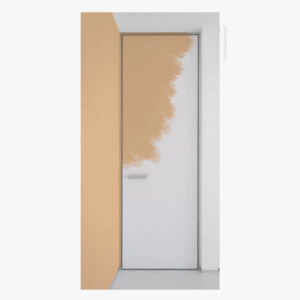 Primed Door Example For Painting In Beige Modern Interior Frameless Door by Belldinni