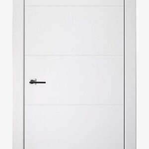 Leora Vetro Bianco Noble Modern Interior Door by Belldinni